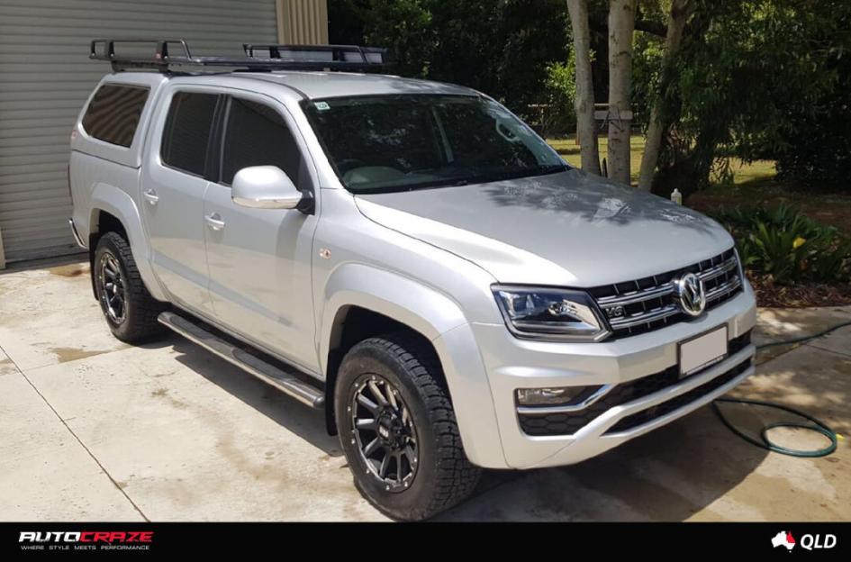 VOLKSWAGEN AMAROK GD05 MATTE BLACK MILLED ACCENTS